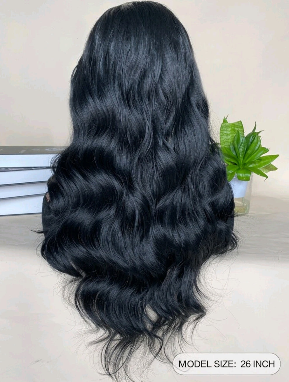 Heat resistant 26inch Headband Wig